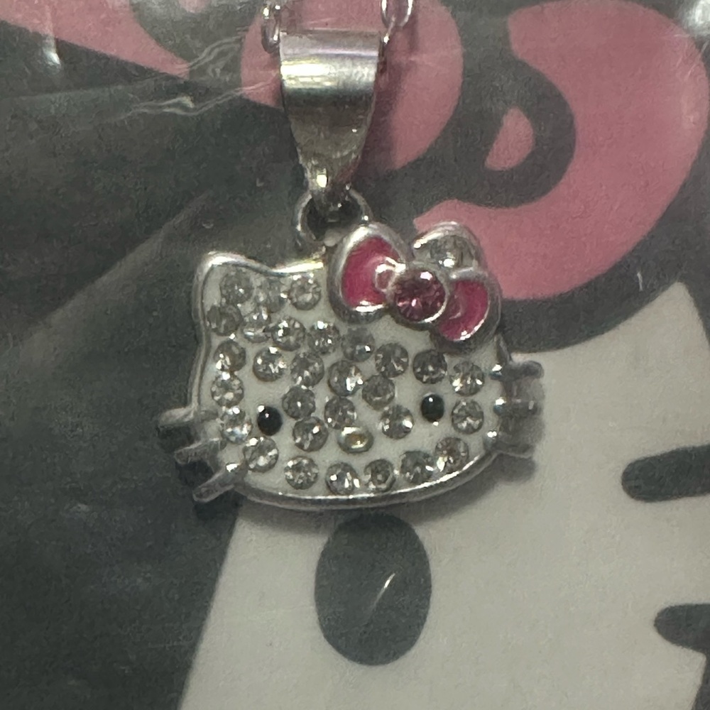 Hello Kitty Silver Pendant Necklace